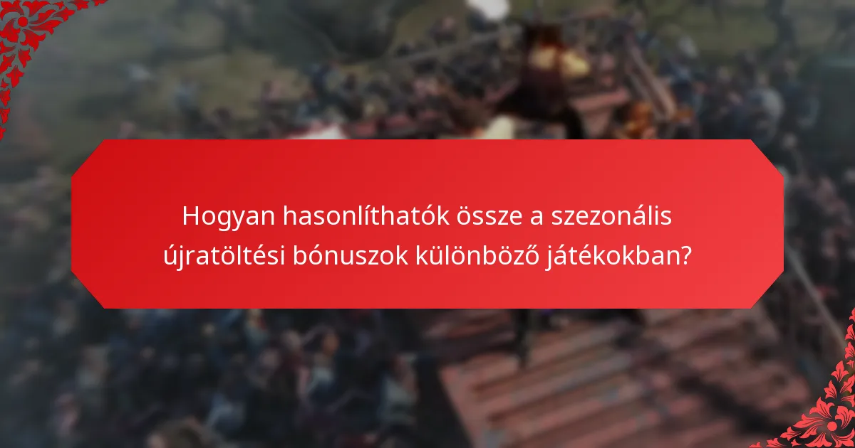 Mely ünnepi témák kapcsolódnak az újratöltési bónuszokhoz?