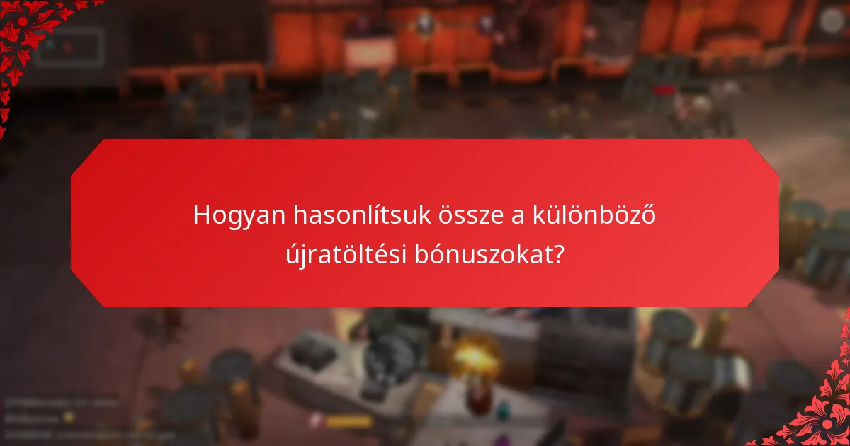 Hogyan működnek a promóciós események az újratöltési bónuszokkal?